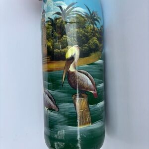 Bottle Seagull Ocean Painting Nautical Florida